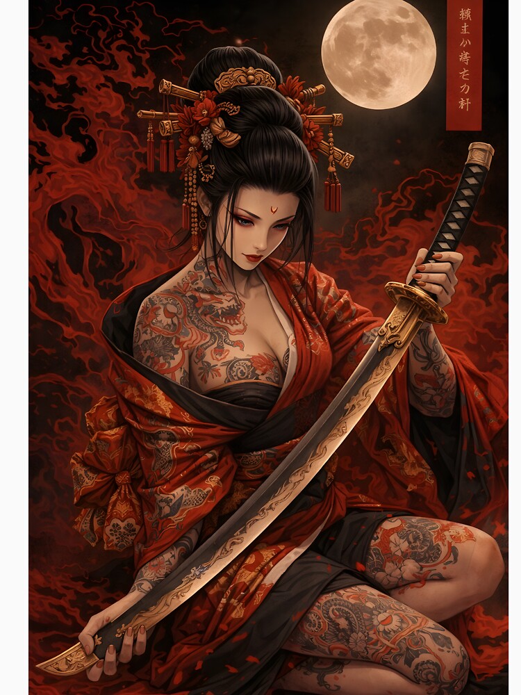 Crimson Moon Ronin by Fregoli 2D