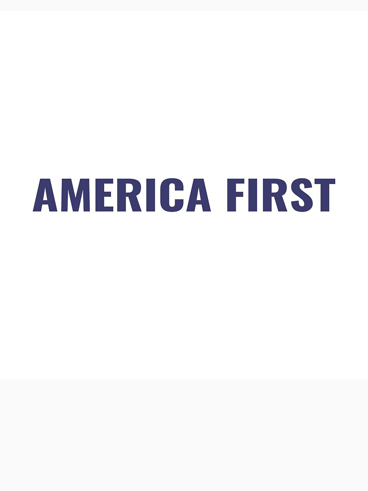 AMERICA FIRST Shirt – Patriotic USA Tee | Uncle Jichuan by Uncle-Jichuan