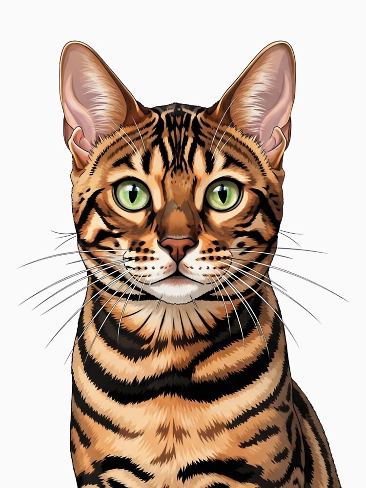 Bengali Cat by saphira-art