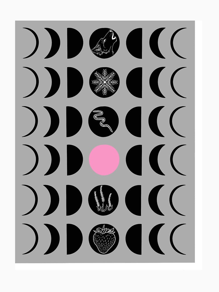 Moon Phases January to June by Daphstry