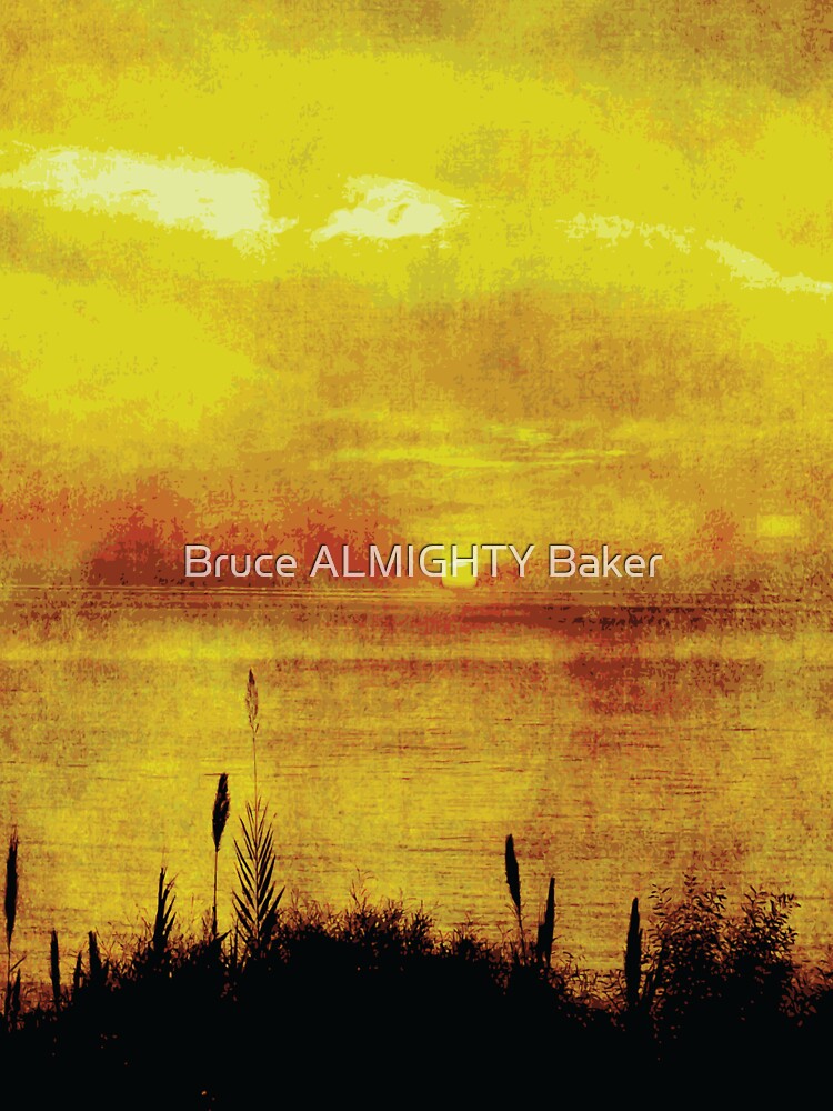 SUNSET Pop Art by Bruce ALMIGHTY Baker