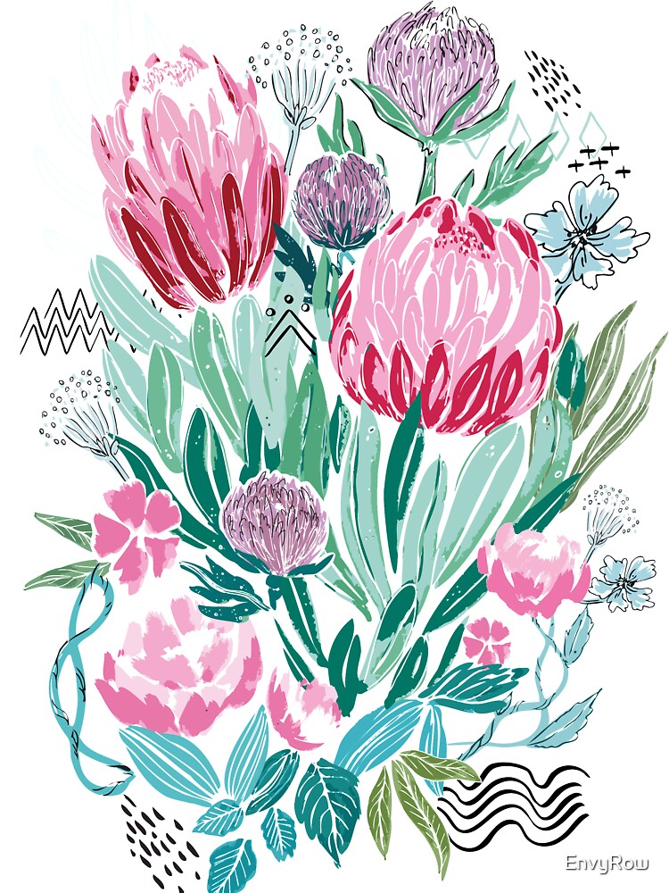 Pink Floral bouquet by EnvyRow