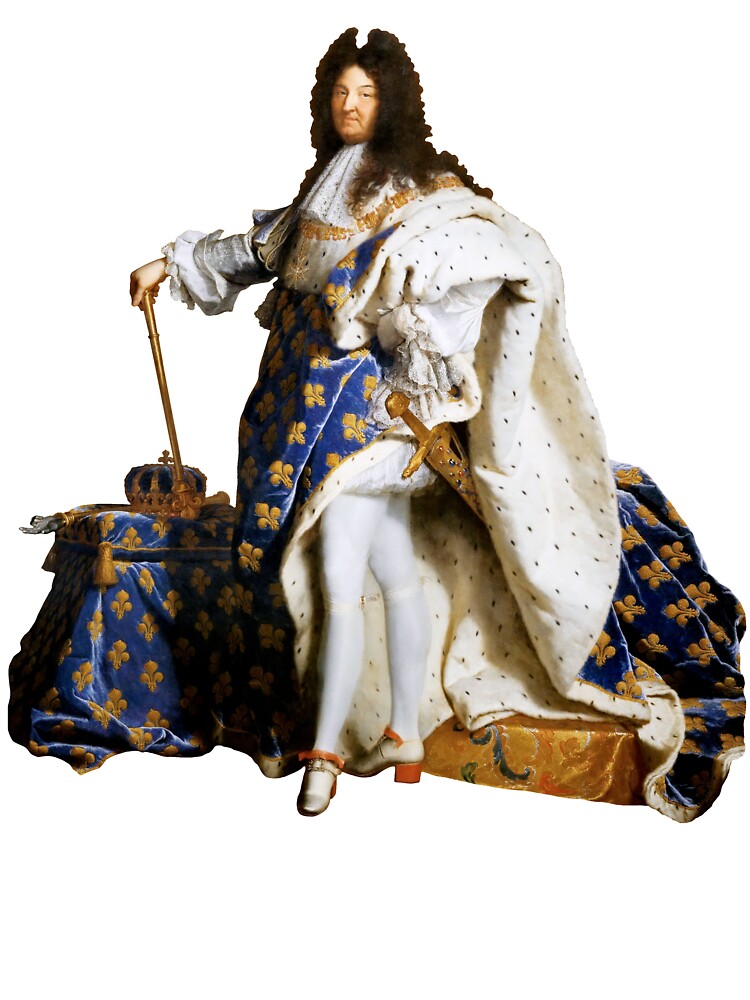 Hyacinthe Rigaud - Portrait of Louis XIV by elinaarbidane