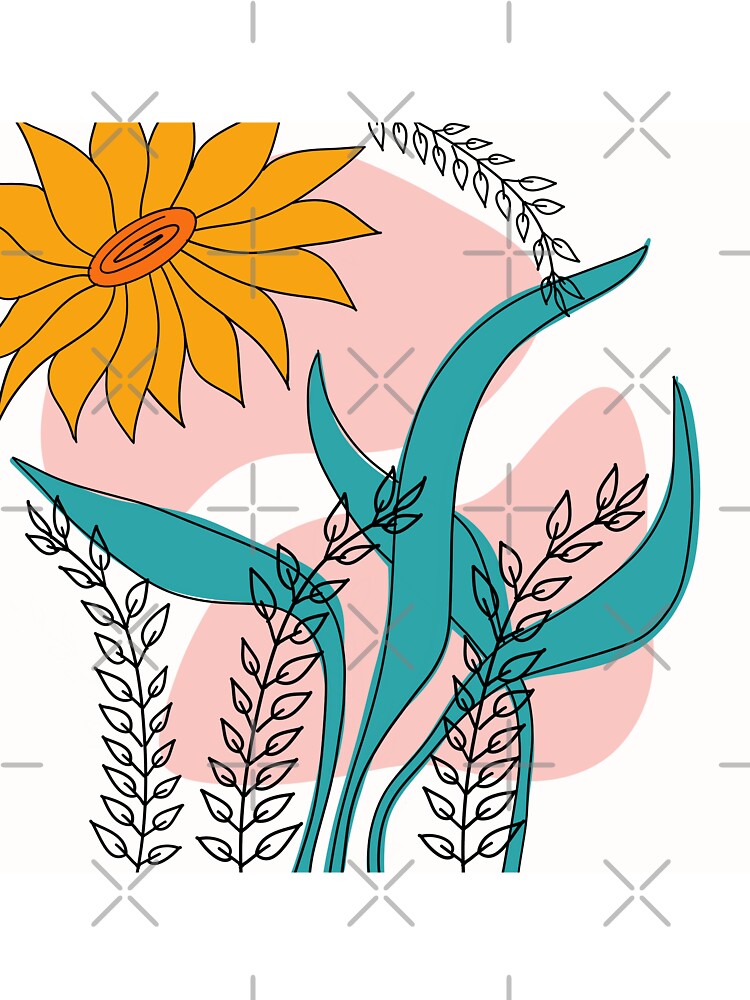 Botanical art with flower by kkanchan
