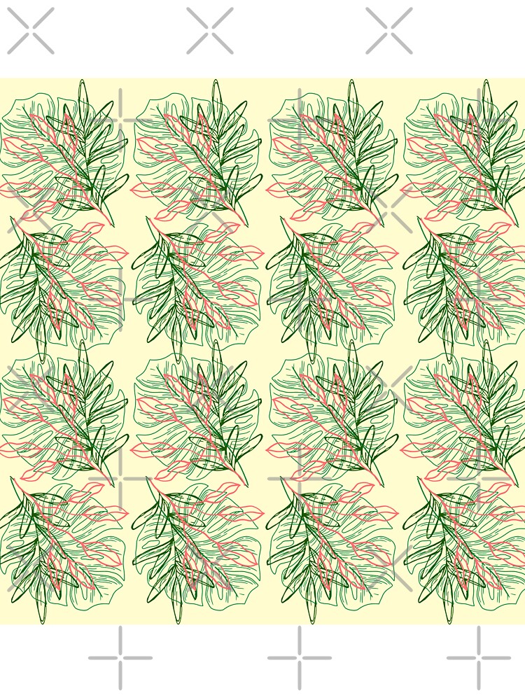 Tropical leaves melody print by Joejo19