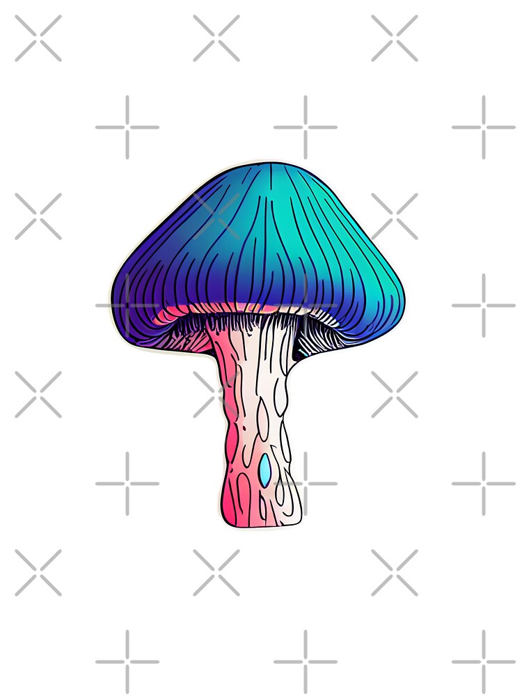 Blue magic mushroom by mzchu