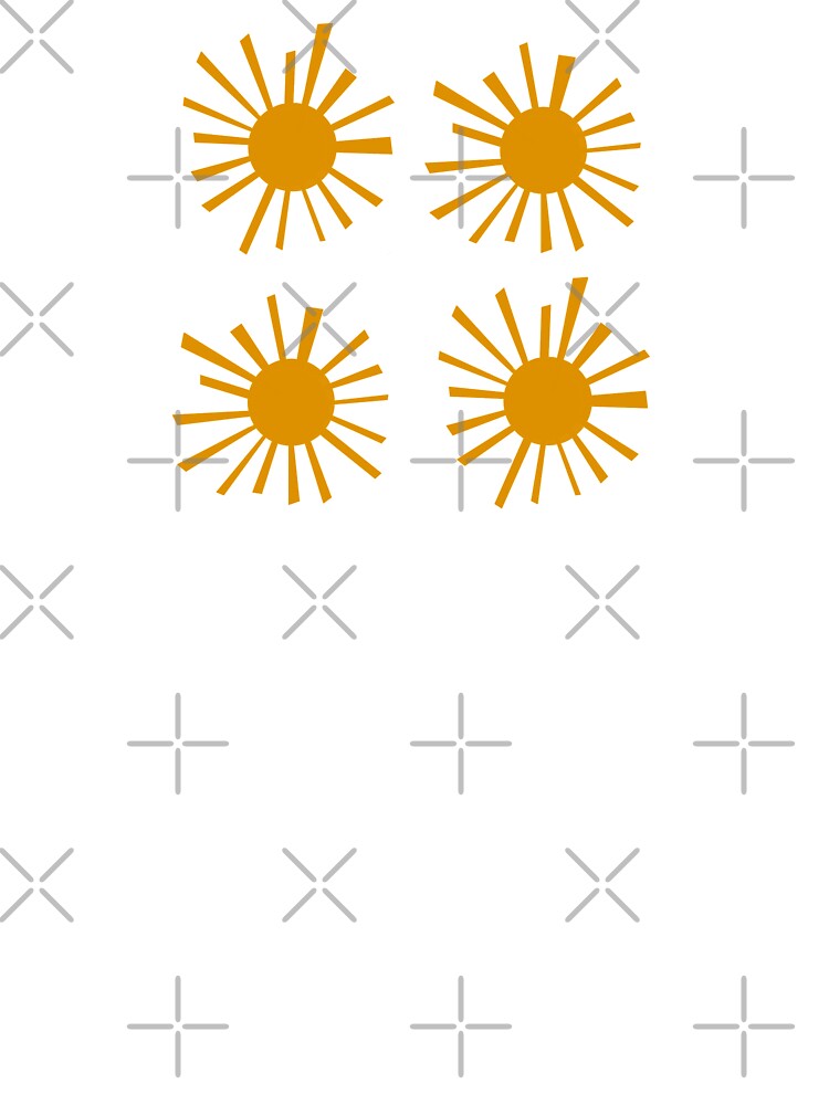 You Are My Sunshine Bold Yellow, Gold Print Pattern by Aryeh Studio