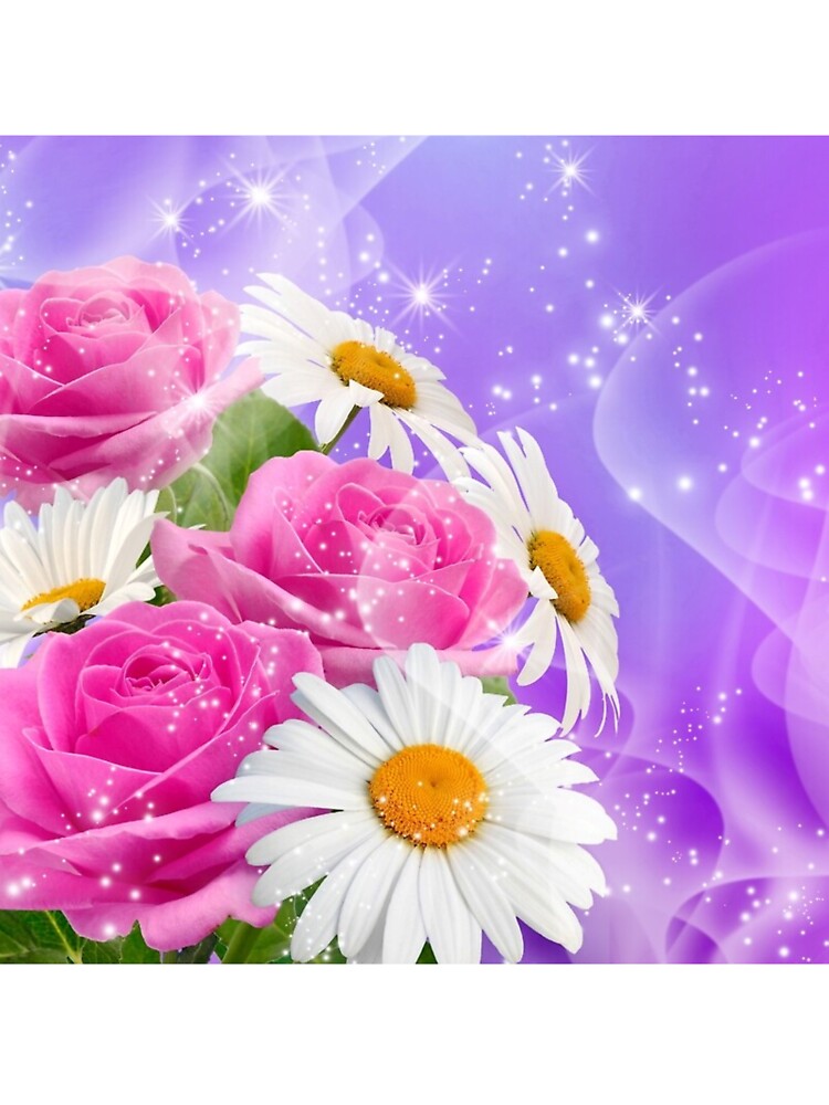 Sparkling Pink Floral Merchandise by cindyfordyce