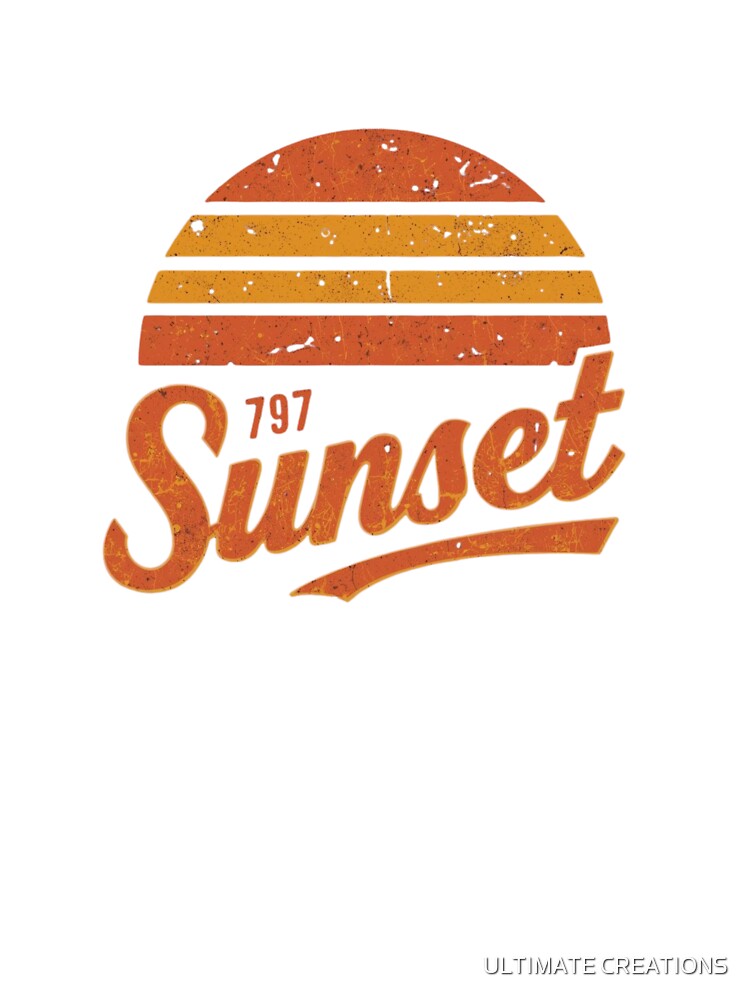 The 797 sunset vintage design by ULTIMATE CREATIONS