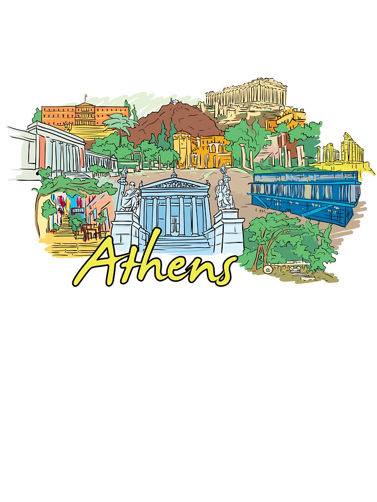 Athens Greece - Beautiful Places Around The World by Ding-One