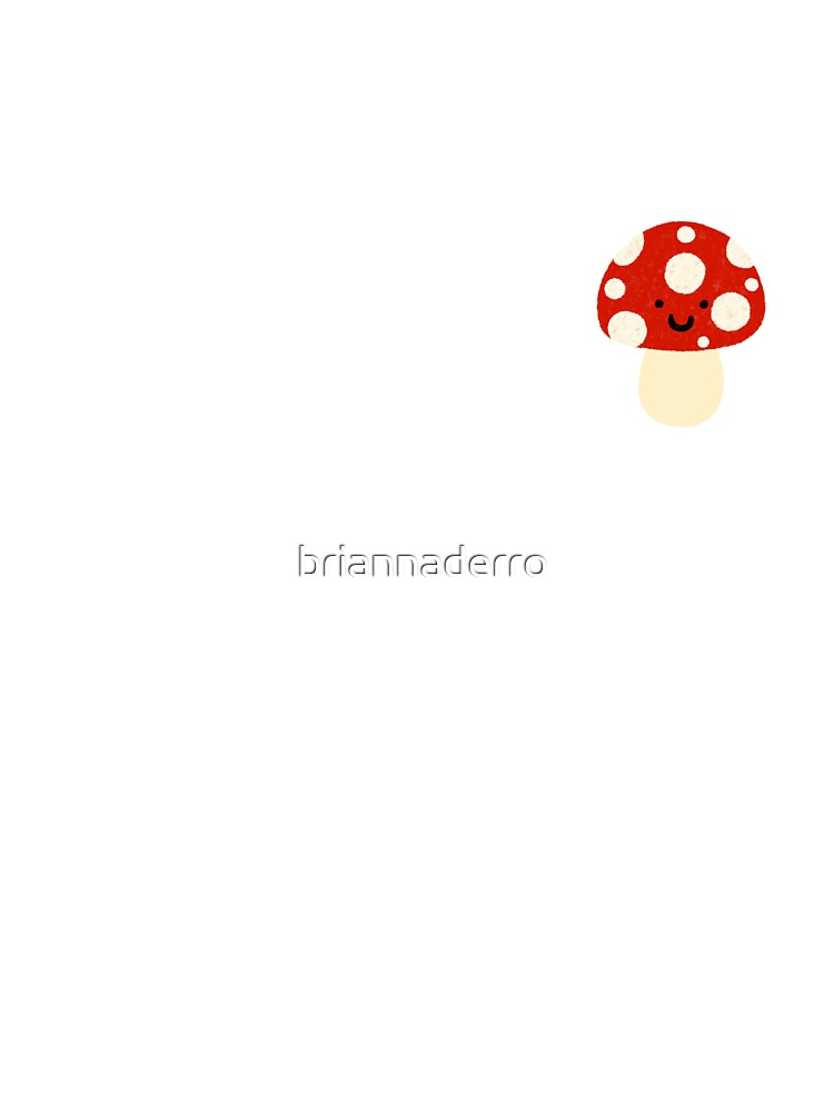 Happy Red Mushroom by briannaderro