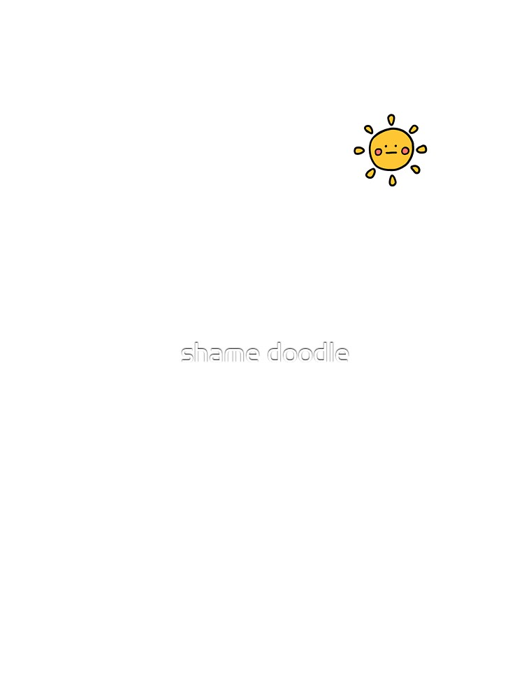 Tiny Sun - Original Hand Drawn Miniature by shame doodle