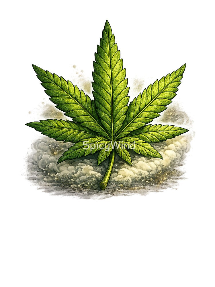 marijuana leaf by SpicyWind