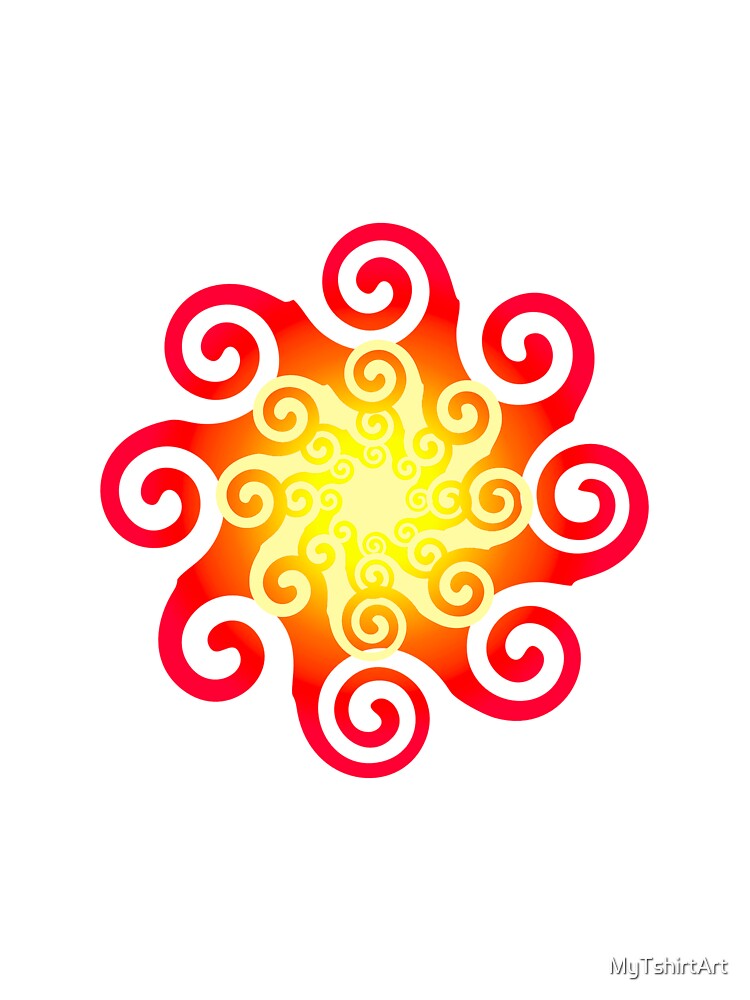 Solar Spiral 2 by MyTshirtArt