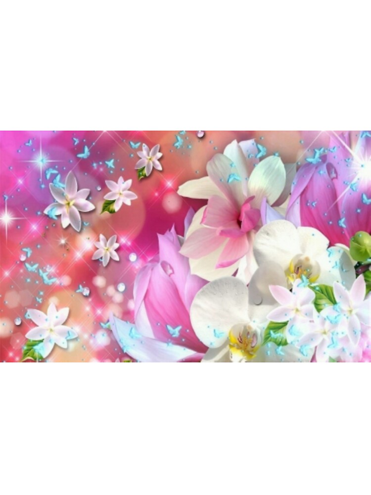 Pretty Pink and White Floral Designs by cindyfordyce