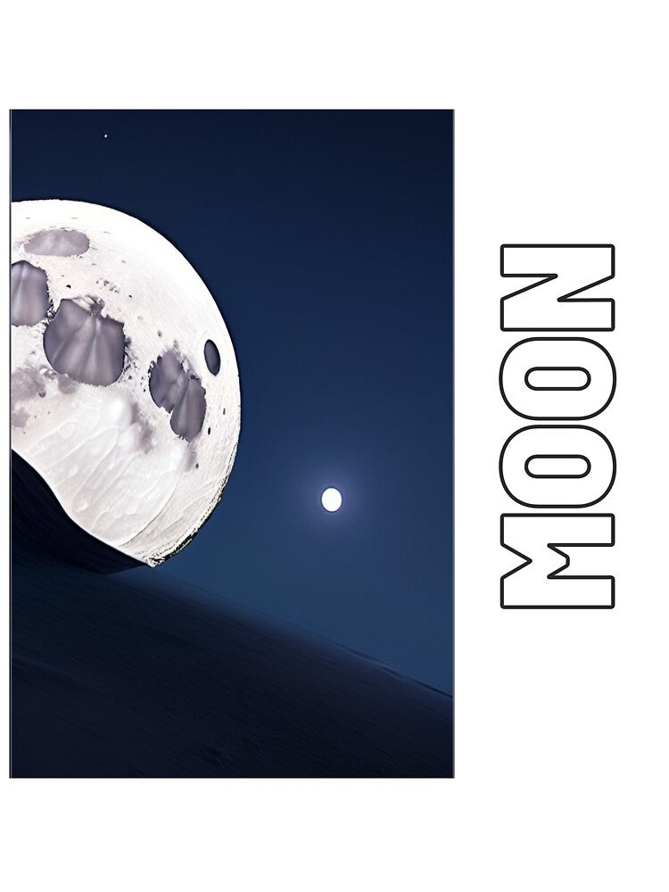 astronaut on the Dark moon 17 by Happy  Planet