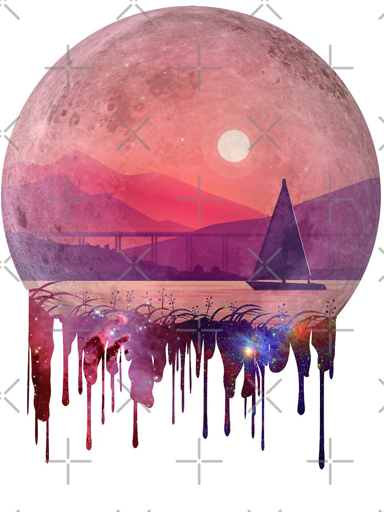 Boat in the moon by Chaos-Touch