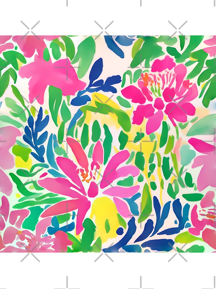 Summer garden abstract floral by SophieClimaArt