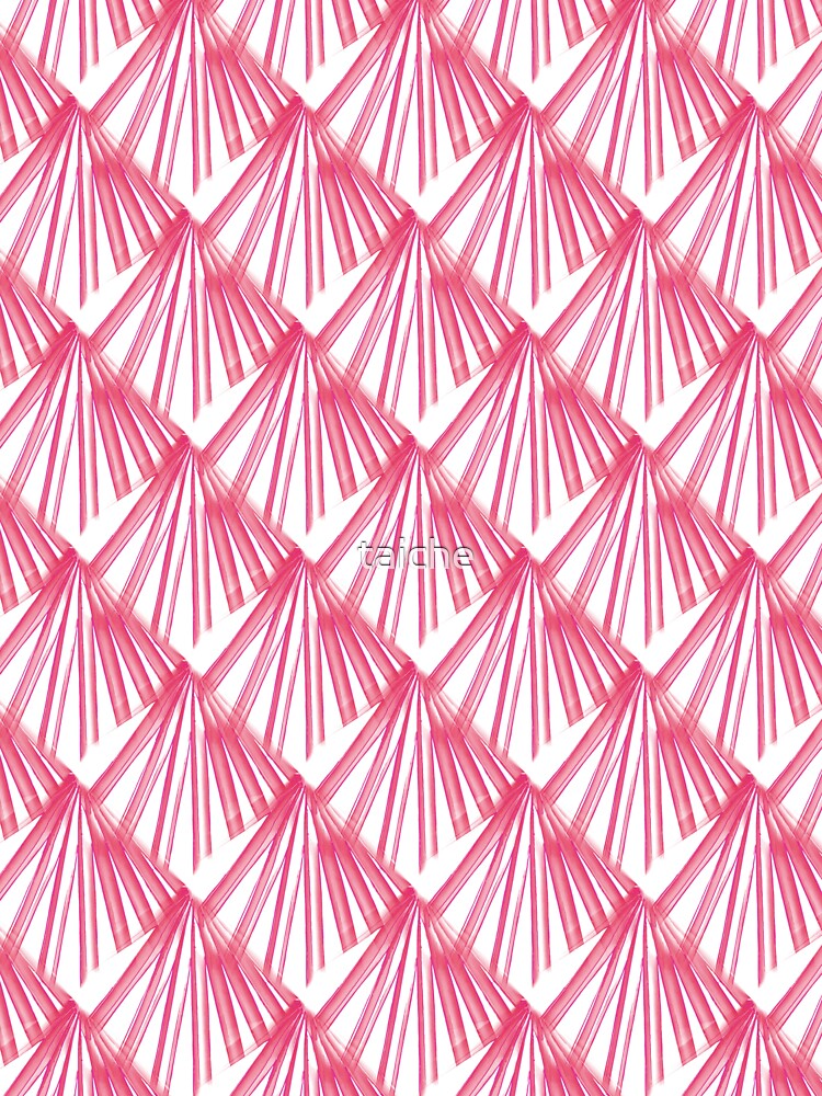 Tropical Beach Palm Vacation Red On White by taiche