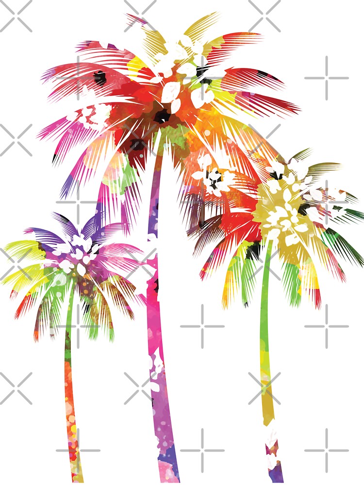 Patterned Palm Tree by Unaiza Khalid