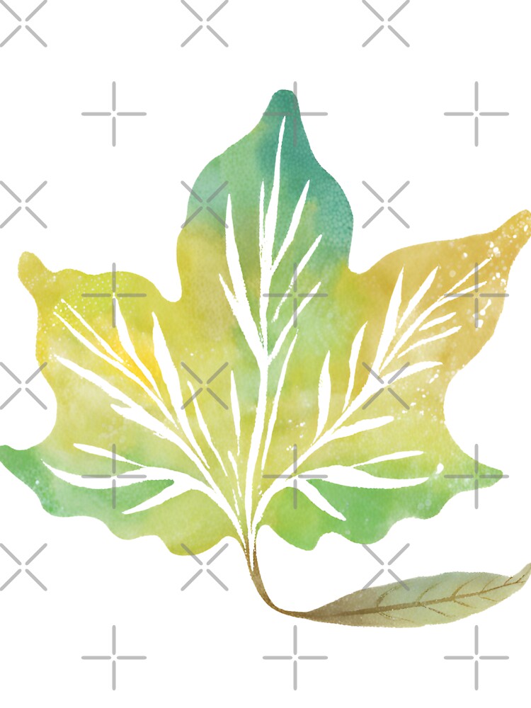 Tropical leaf watercolor pattern by AKRE R