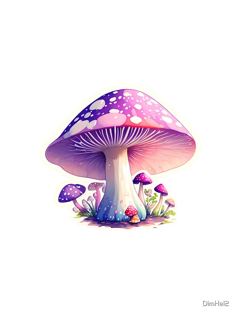 Mystical Mushrooms - Embracing the Enigmatic Beauty of Fungal Delights by DimHel2