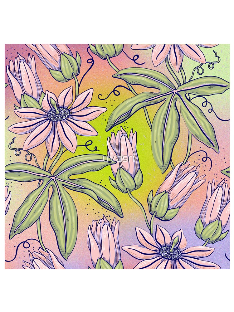 seamless floral design pattern by uvasri