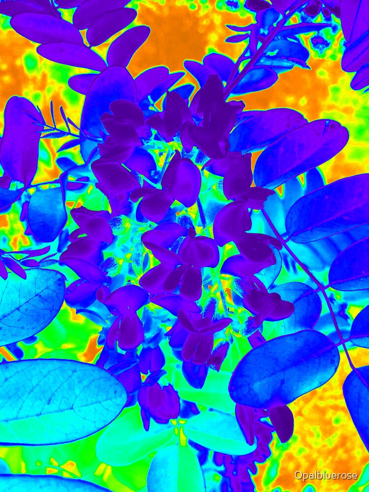 OH SO PRETTY FLORAL ART  PRINT by Opalbluerose