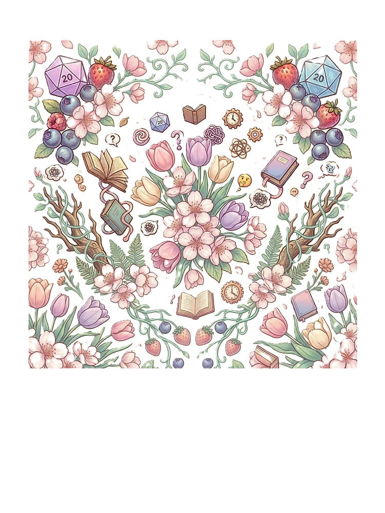 Spring Floral Botanical Pattern (seasonal spring bestseller) by Prism-Bubble