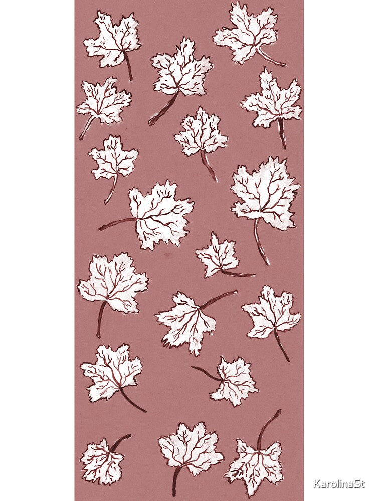 leaves pattern - brown by KarolinaSt