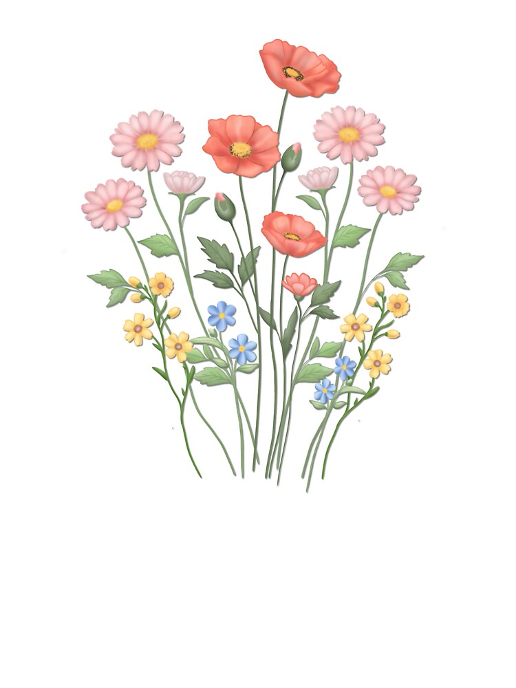 Spring Wildflower Seamless Floral Pattern by LiudmylaMaika
