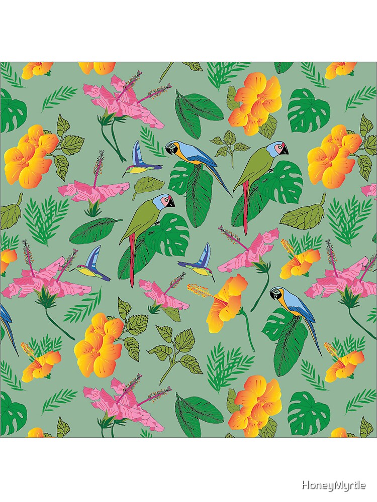 Tropical Creation Pattern by Honey Myrtle Studio