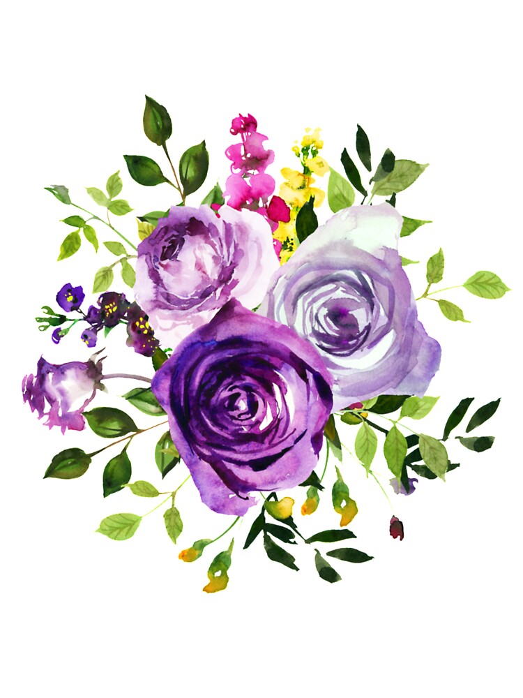 Pretty Purple Floral Designs by cindyfordyce