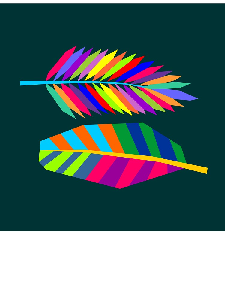 Colorful Leaves Pop art by ahmadnusyirwan