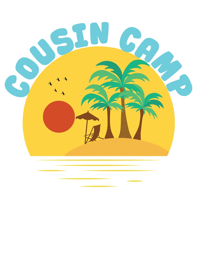 Cousin Camp Sunset Shirt – Family Reunion & Matching Vacation Design by PixelWaveBD