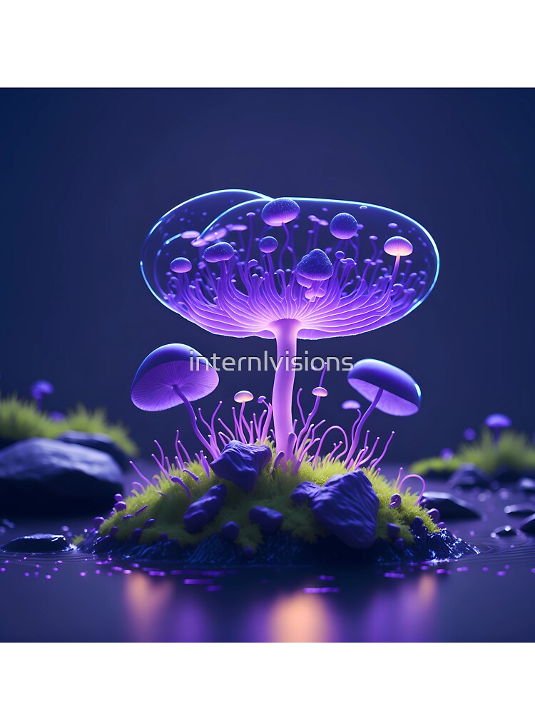 Magic Mushrooms Transparent Cap - Mushrooms by internlvisions