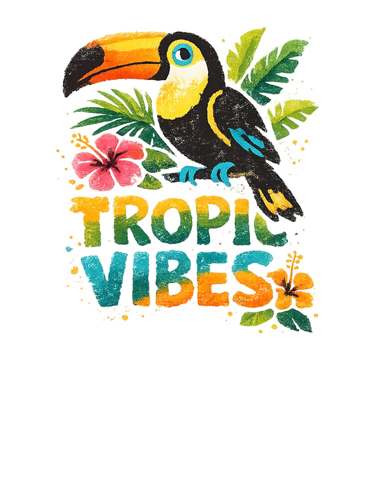 tropical vibes with a toucan by SergeyDigital