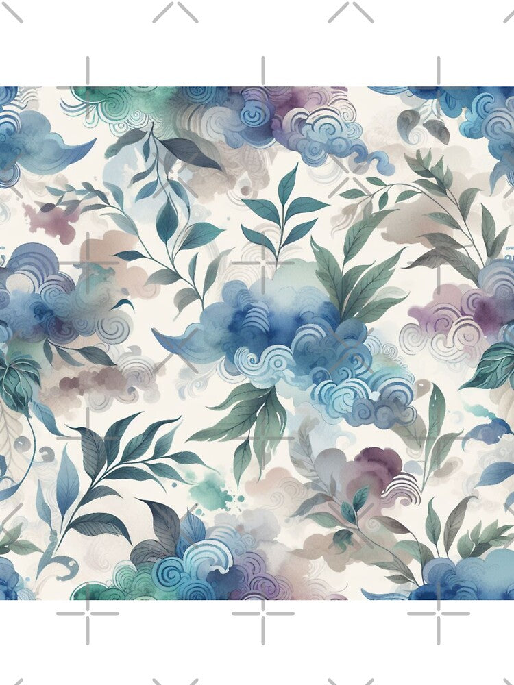 geometric pattern with floral elements by Dominika Farkašová