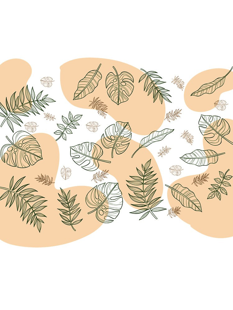 Leaf Pattern by AlishaArtStudio
