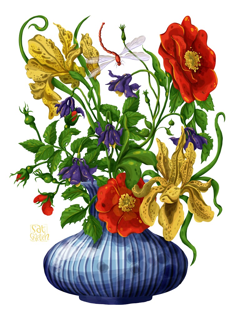 Vintage Botanical Illustration by Saturday-Sketch