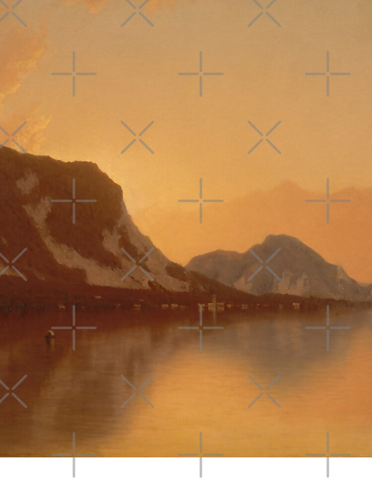 Sunset painting, Sunset Artwork,Isola Bella in Lago Maggiore by danaJG