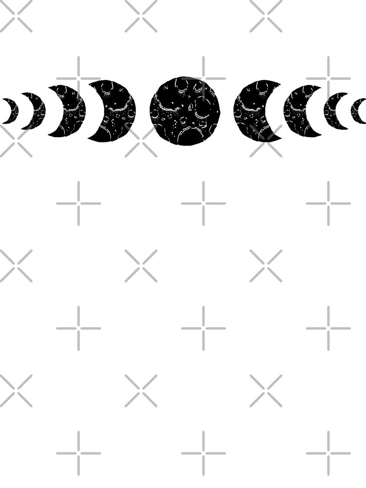 Moon phase graphic design print by dcrc