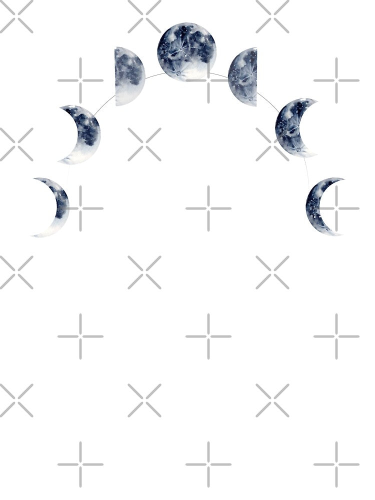 Moon Phases | Watercolor by Harpley Design Studio