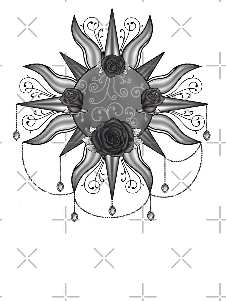 Mystic Rose Jeweled Sun by MrsSewTay