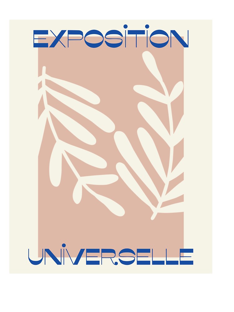 Abstract Modern Pink Shapes Leafs by MarcelleDesign