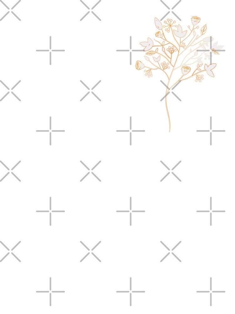 Sketched Tree - Orange by abusygirl