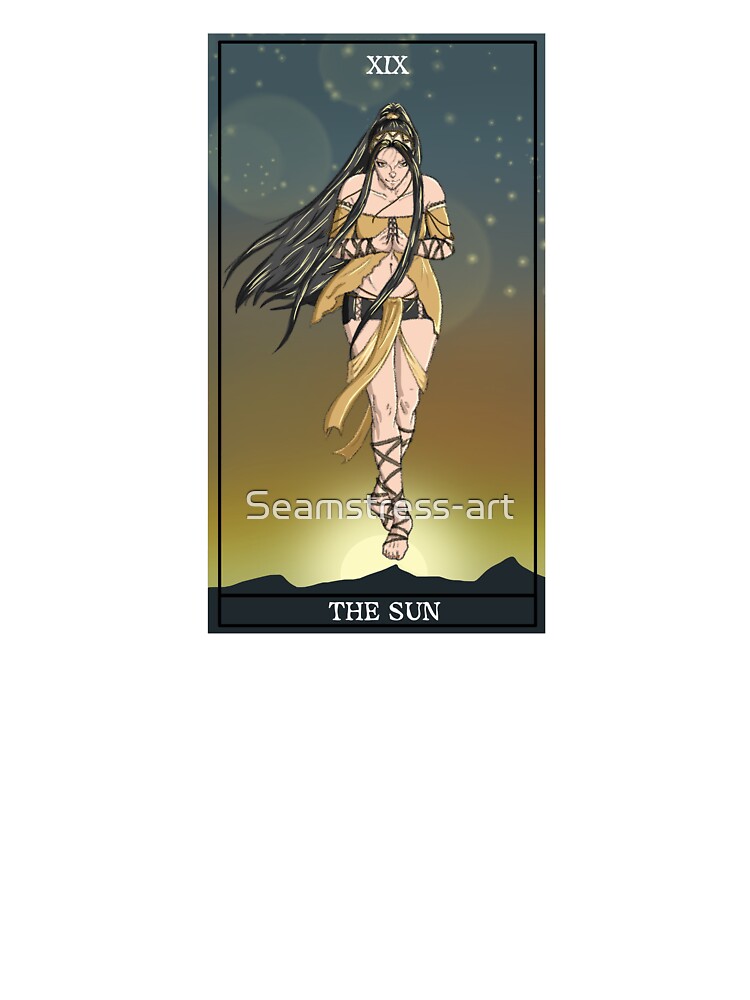 THE SUN tarot card design by Seamstress-art