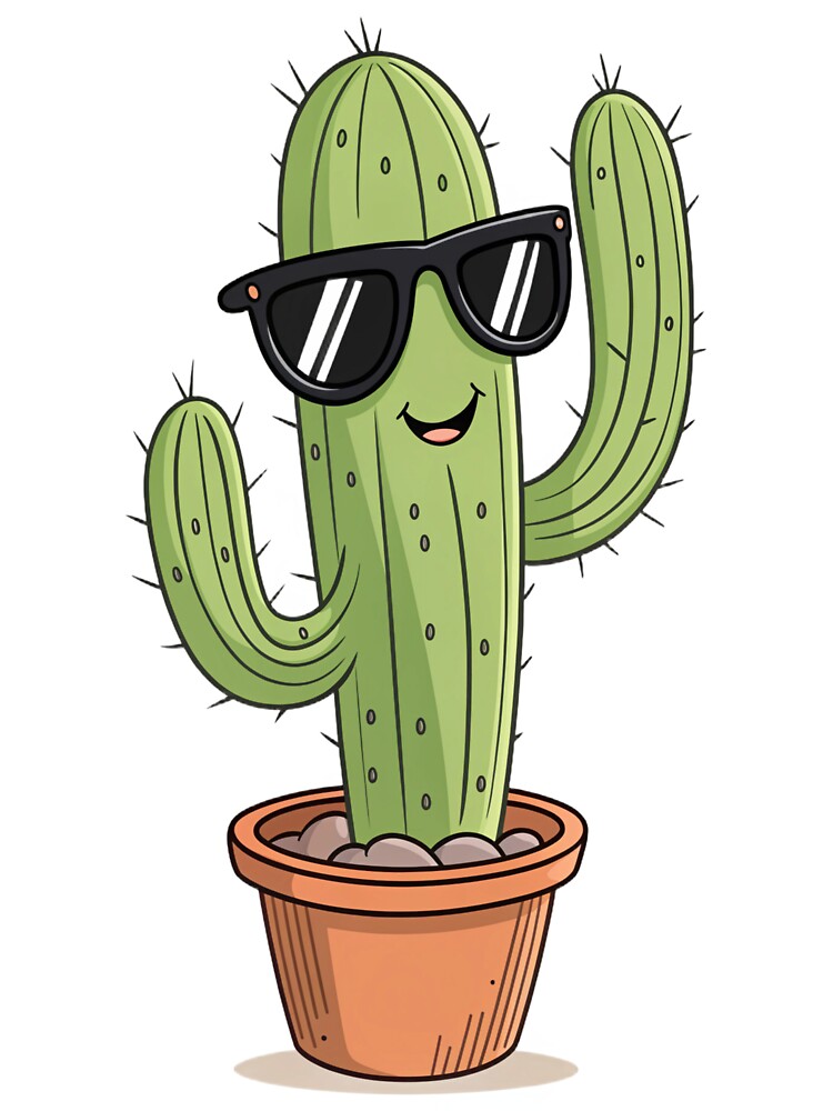 Cactus sticker by choumilanais