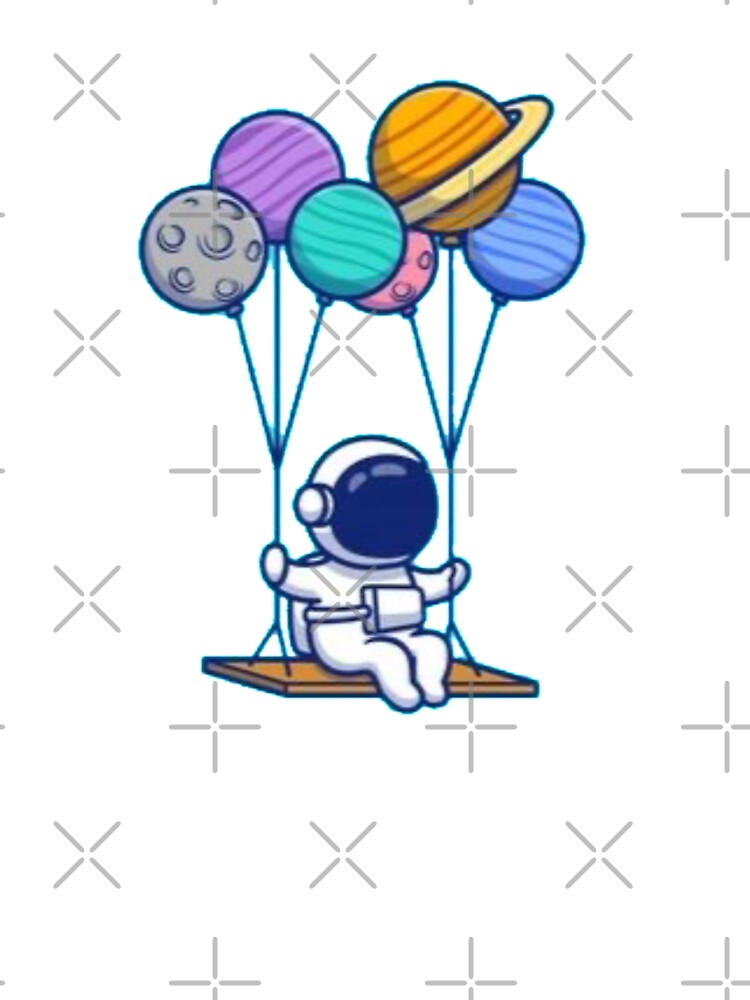 An astronaut swings by the planets.. by ZghoulStore