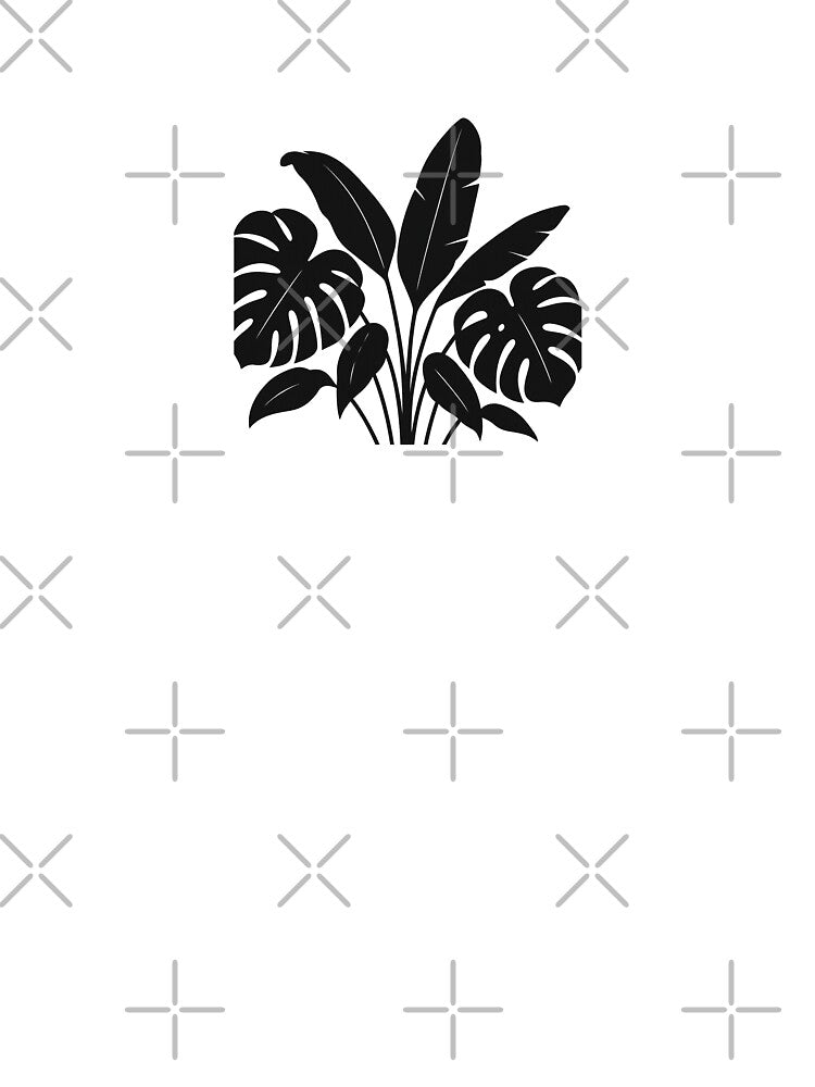 Minimal Jungle Leaf Silhouettes by Le Grand Requin